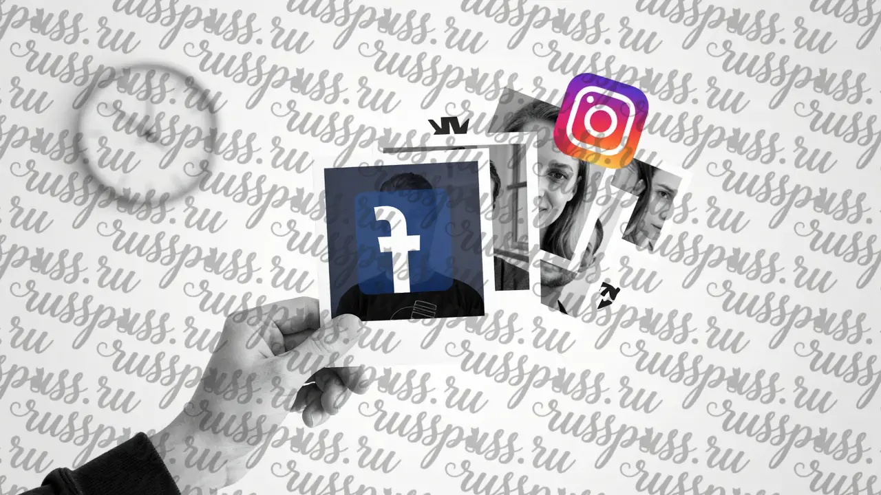 Фото человека превращается в несколько профилей в соцсетях с деталями фона и одежды.